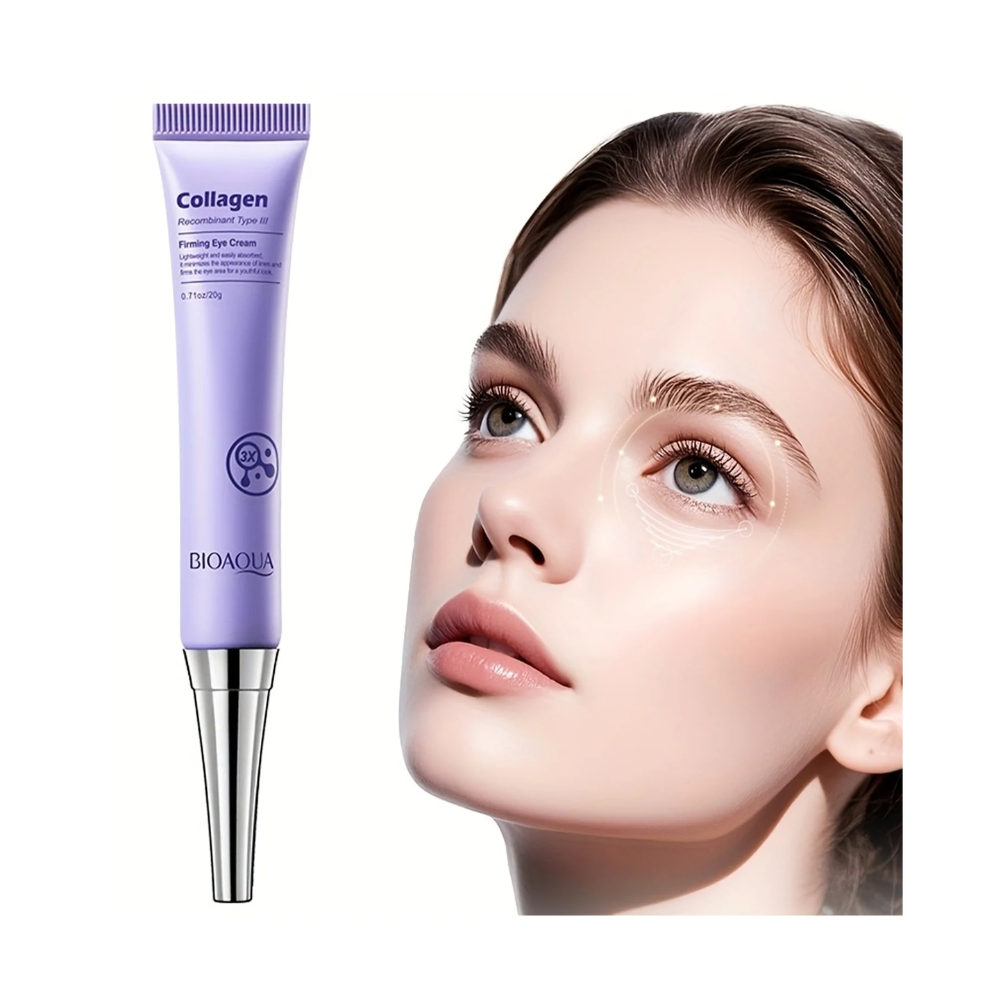 BIOAQUA - Collagen Type III Firming Eye Cream كريم شدّ محيط العين بالكولاجين النوع الثالث