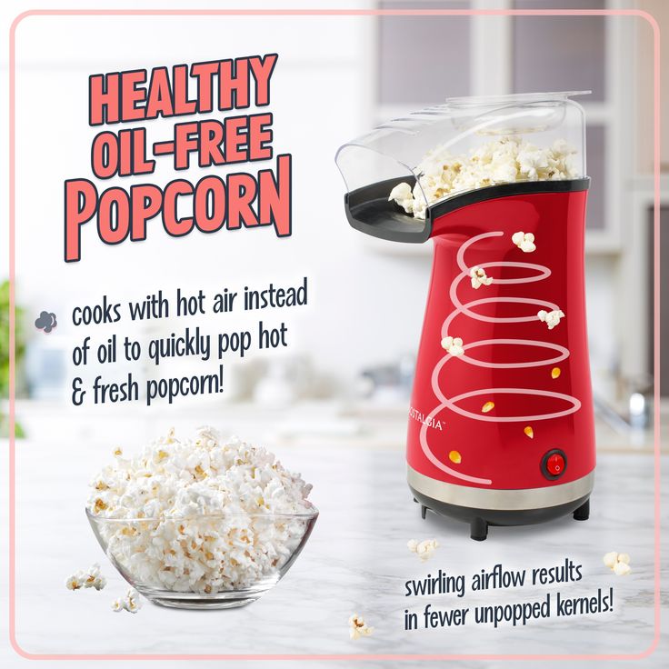 Hot Air Popcorn Maker آلة صنع الفشار بالهواء الساخن