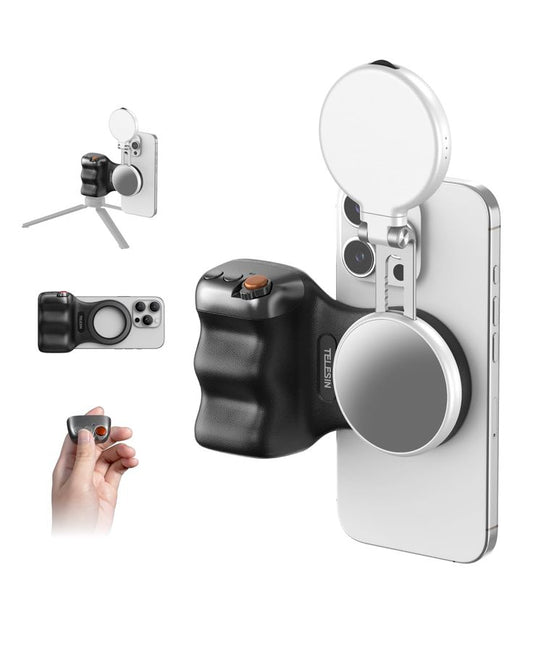 TELESIN - Fun Shot Magnetic Grip قلم تنظيف مع قبضة مغناطيسية